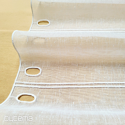 Cortina para vidriera GERSTER 11895/0001 GITA blanca