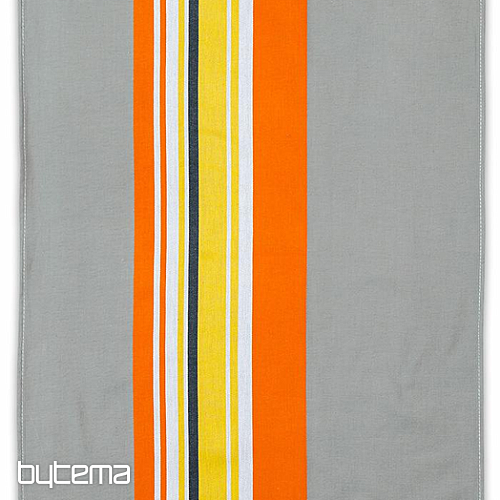 Paños de cocina jacquard MIX GRIS-NARANJA