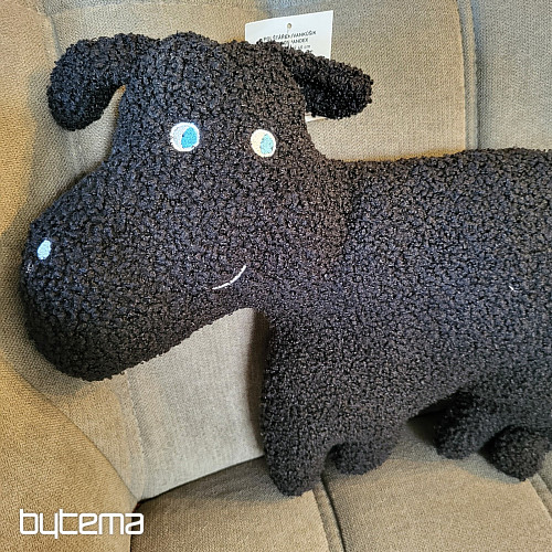 Peluche de perro negro