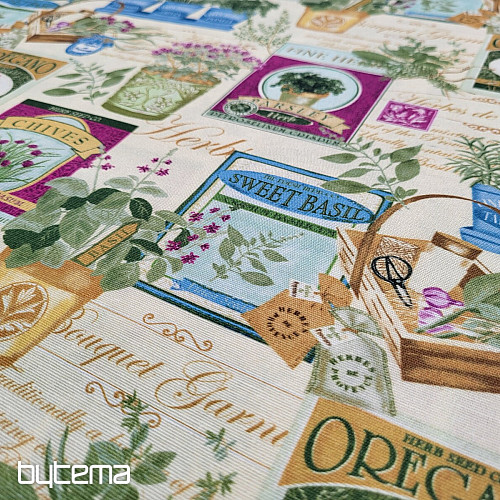 Telas decorativas BOTANIK violeta