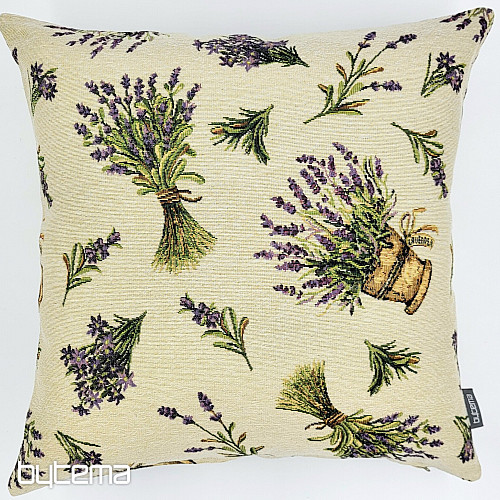 Funda de cojín tapiz FLOR DE LAVANDA