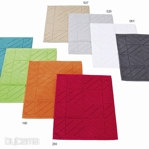 Alfombra de baño rizo MALIBU blanco