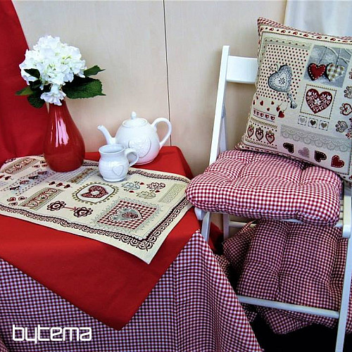 Tela decorativa IBIZA rojo