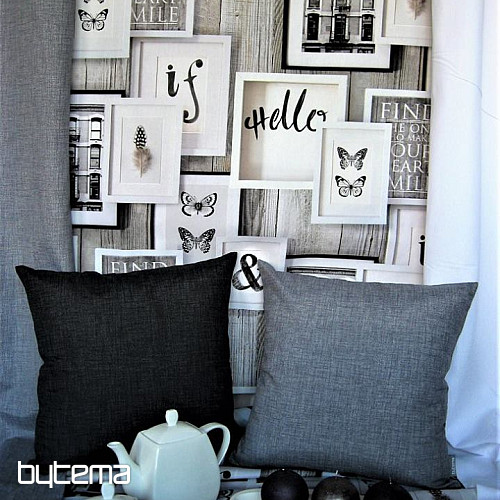 Tela decorativa 3D Mariposas b/n