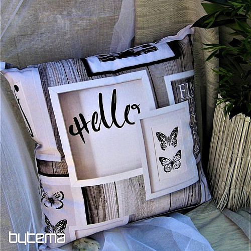 Tela decorativa 3D Mariposas b/n