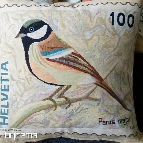 Funda de cojín decorativa POST STAMP MARIPOSA