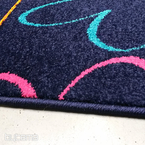 Alfombra infantil circular CORAZONES