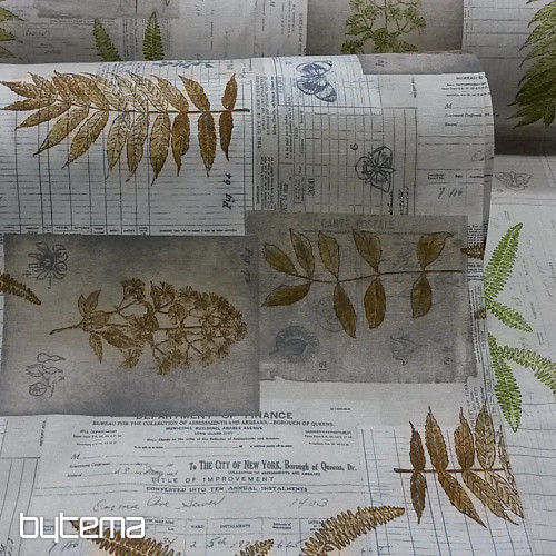 Tela decorativa HERBÁŘ marrón