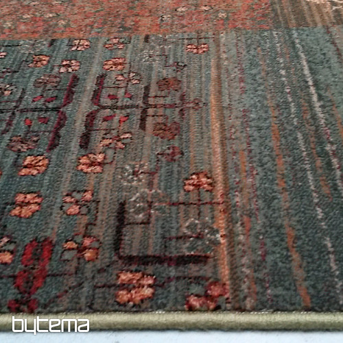 Alfombras de lana de lujo ROYAL PATCHWORK verde