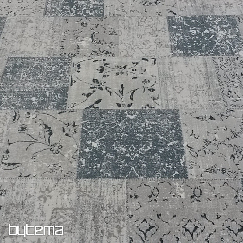alfombra moderna PIAZZO 12168 gris-azul