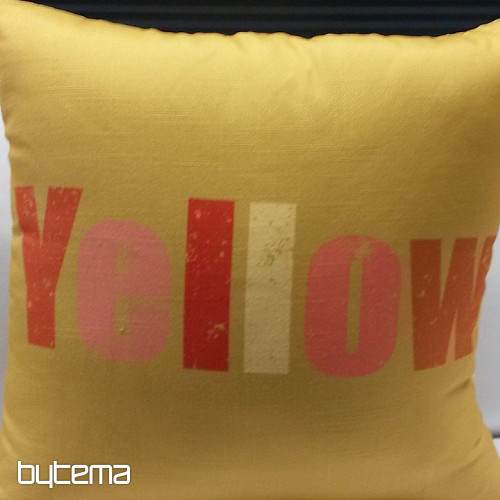 Funda de cojín decorativa COLORES AMARILLO