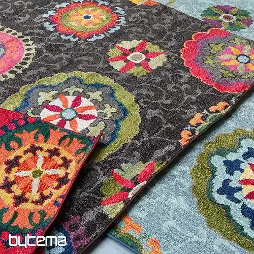 Alfombra pieza MANDALA marrón