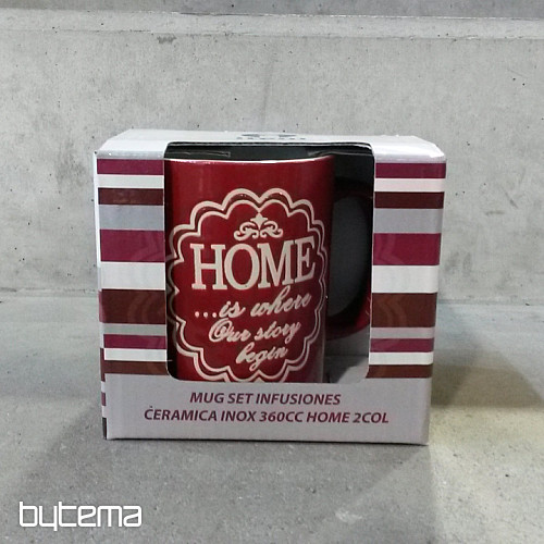 Taza con colador HOME
