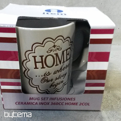 Taza con colador HOME