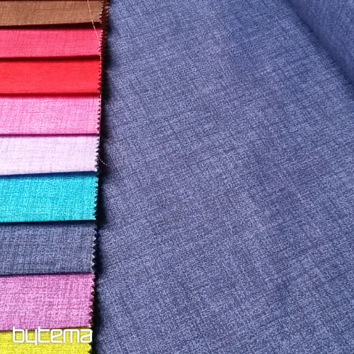 Tela decorativa monocolor EDGAR 602 azul
