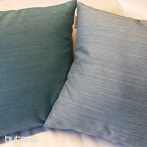 ALMOHADA CHENILLA ELIA turquesa