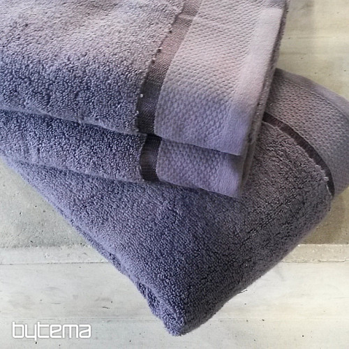 Toalla y toalla de baño MIKRO gris oscuro