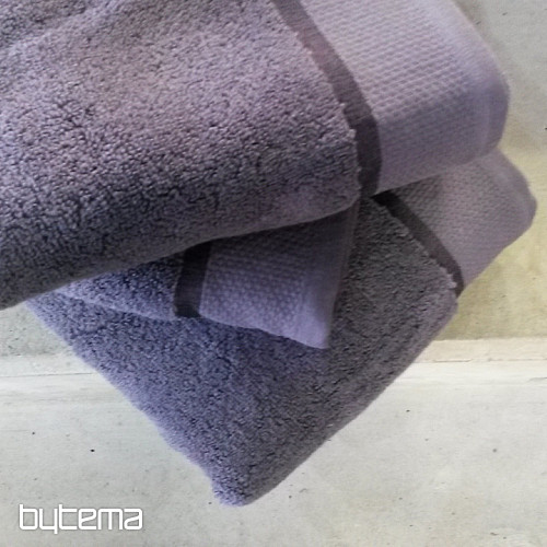 Toalla y toalla de baño MIKRO gris oscuro