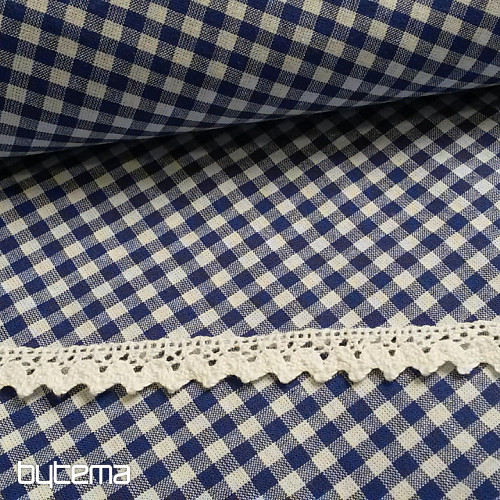 Tela decorativa KANAFAS azul 0,5 cm