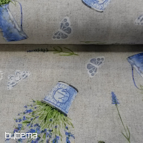 Tela decorativa LAVANDA azul