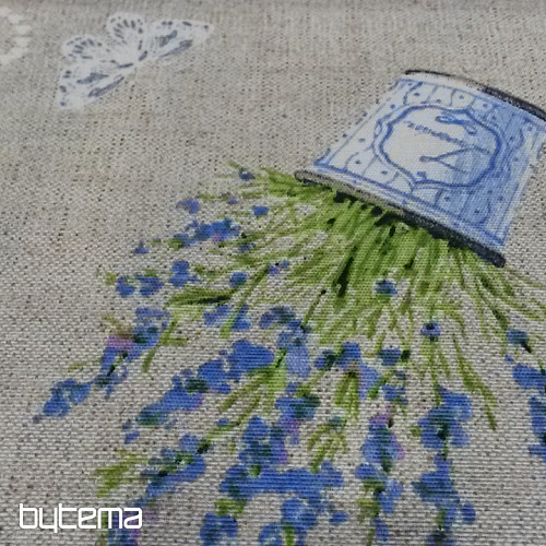 Tela decorativa LAVANDA azul