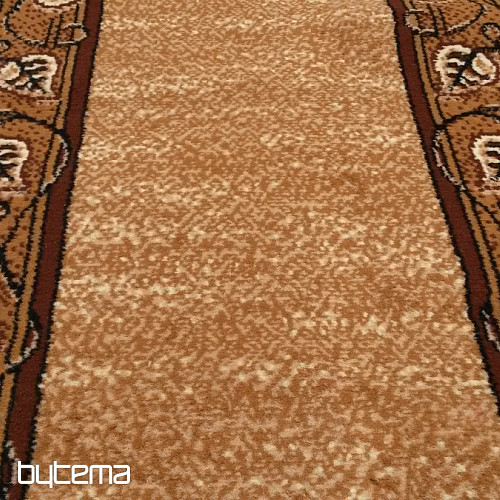 Alfombra de pasillo FELIKS hojas beige