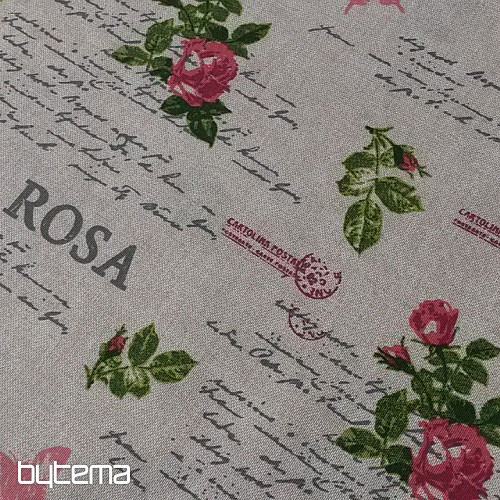 Tela decorativa CLOE ROSA 280 cm
