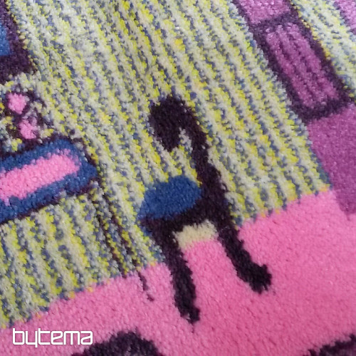 Alfombra infantil KIDS ZÁMEK rosa