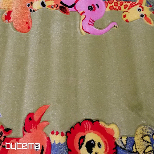 Alfombra infantil KIDS SAFARI verde
