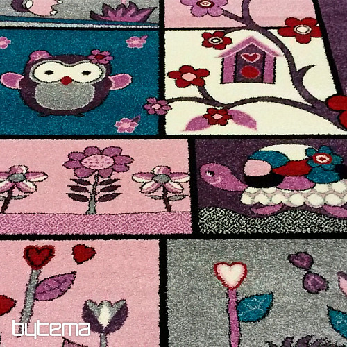 Alfombra infantil ANIMALS lila