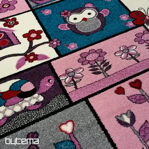 Alfombra infantil ANIMALES crema
