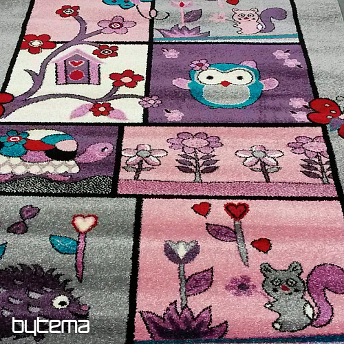 Alfombra infantil ANIMALES gris