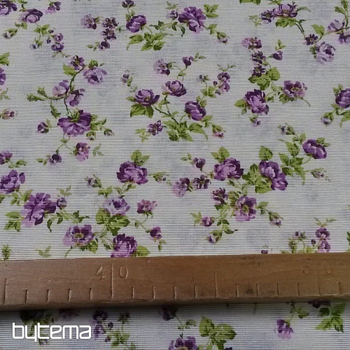Tela decorativa JANA flor lila