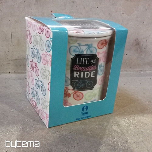 Taza con tapa y colador SUMMER RIDE 280ml