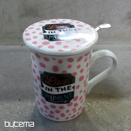 Taza con tapa y colador SUMMER RIDE 280ml
