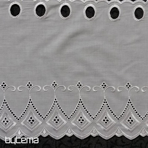 Cortina de vidrieras bordada GARAM