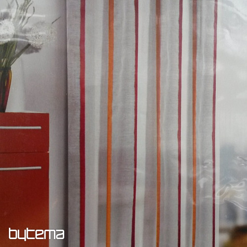 Cortina decorativa luminosa MARLON naranja 135x245