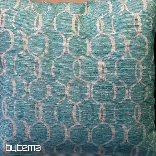 Funda de cojín decorativa DAKAR turquesa