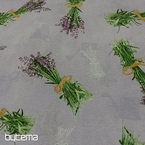 Tela decorativa ramo LAVANDA LILA