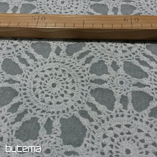 Tela decorativa LACE gris