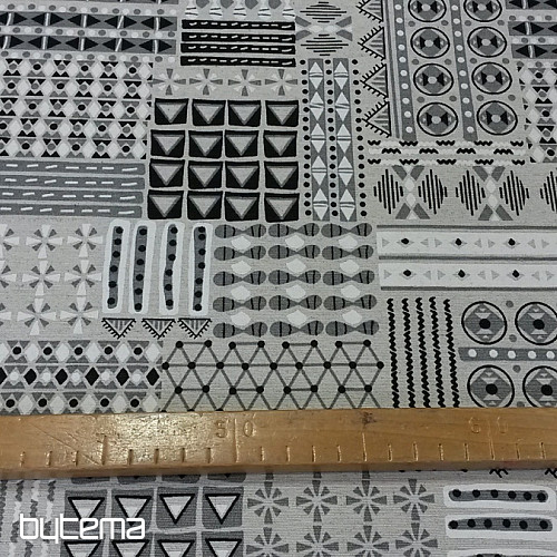Tela decorativa GEO gris