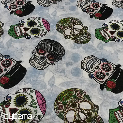 tela decorativa SKULL vudú