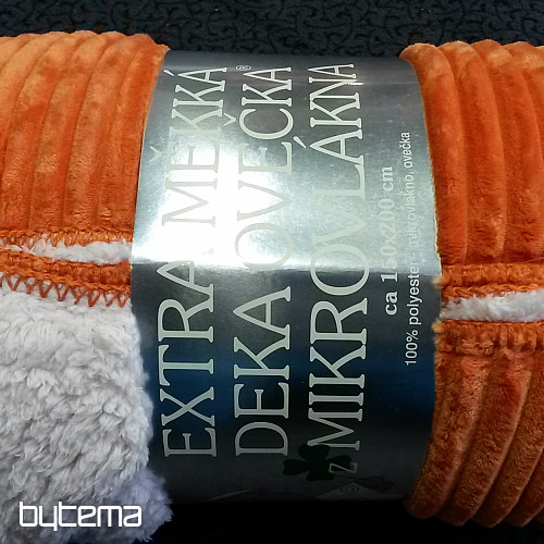 manta de microfibra EXTRA SUAVE pana OVEJA - oxidado