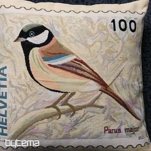Funda de almohada decorativa POST STAMP PÁJAROS