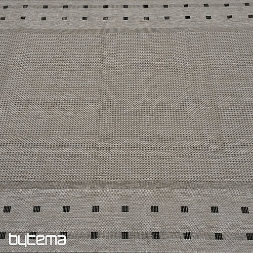 Alfombra con hebilla FLOORLUX 20329/04 plateado-negro