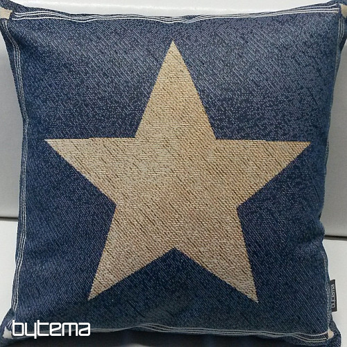 Funda de cojín tapiz ESTRELLA AZUL 1
