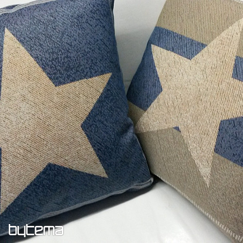 Funda de cojín tapiz ESTRELLA AZUL 1