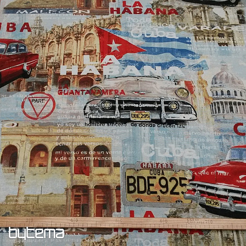 tela decorativa CUBA diseño retro