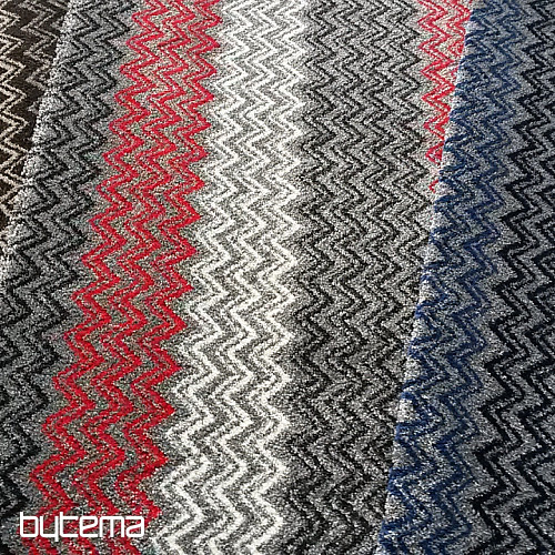 Alfombra moderna ZIG ZAG marrón