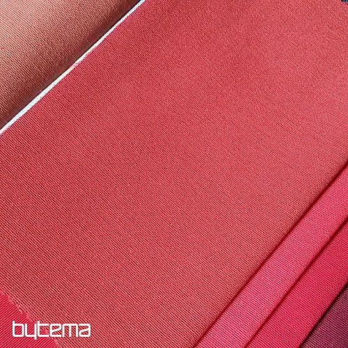 Tela decorativa monocolor LISO 207 terracota